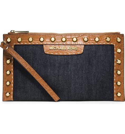 michael kors shultertasche clutch|Michael Kors studded clutch.